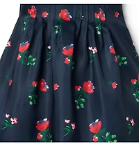 The Pintuck Floral Dress