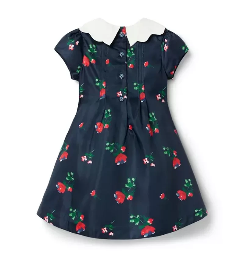 The Pintuck Floral Dress
