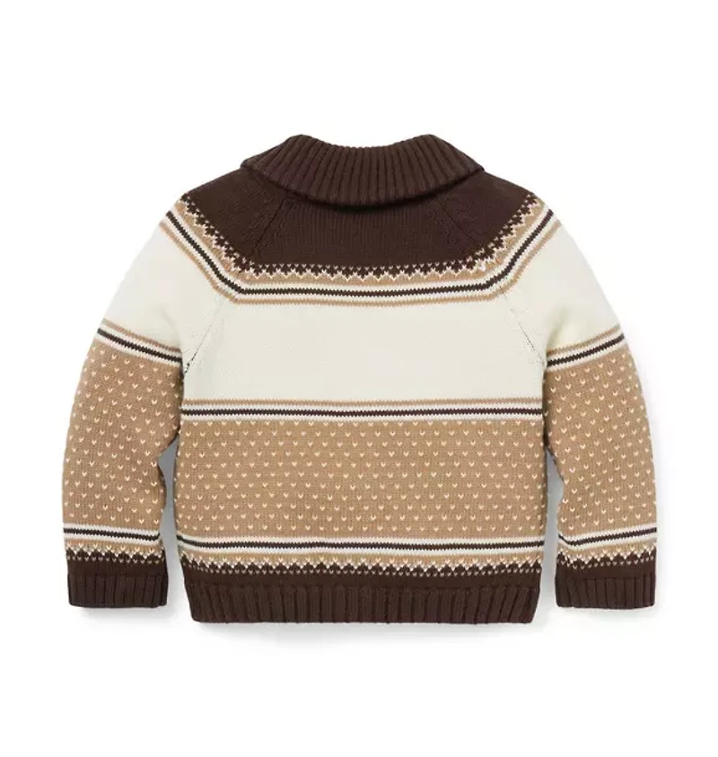 The Little Equestrian Baby Cardigan