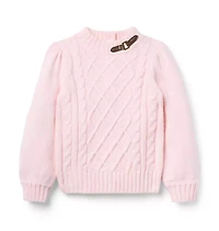 The Equestrian Cable Sweater