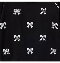 Bow Puff Sleeve Sweater