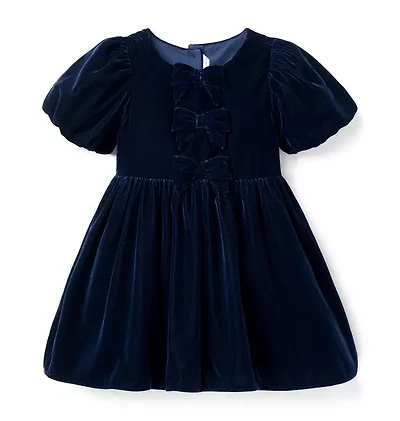 The Velvet Bow Dress