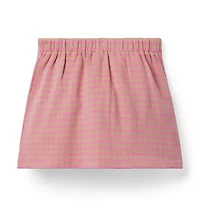 The Houndstooth Pleated Skirt