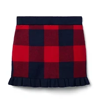 Plaid Sweater Skirt