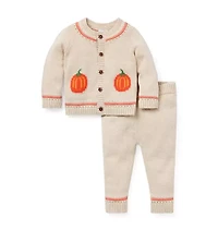 Baby Pumpkin Matching Sweater Set