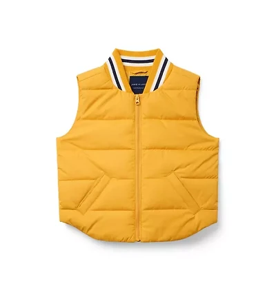 The Varsity Puffer Vest