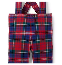 Baby Tartan Suspender Pant