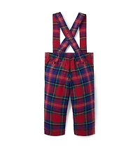 Baby Tartan Suspender Pant