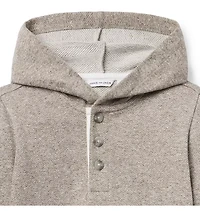 Herringbone Hooded Sweatshirt