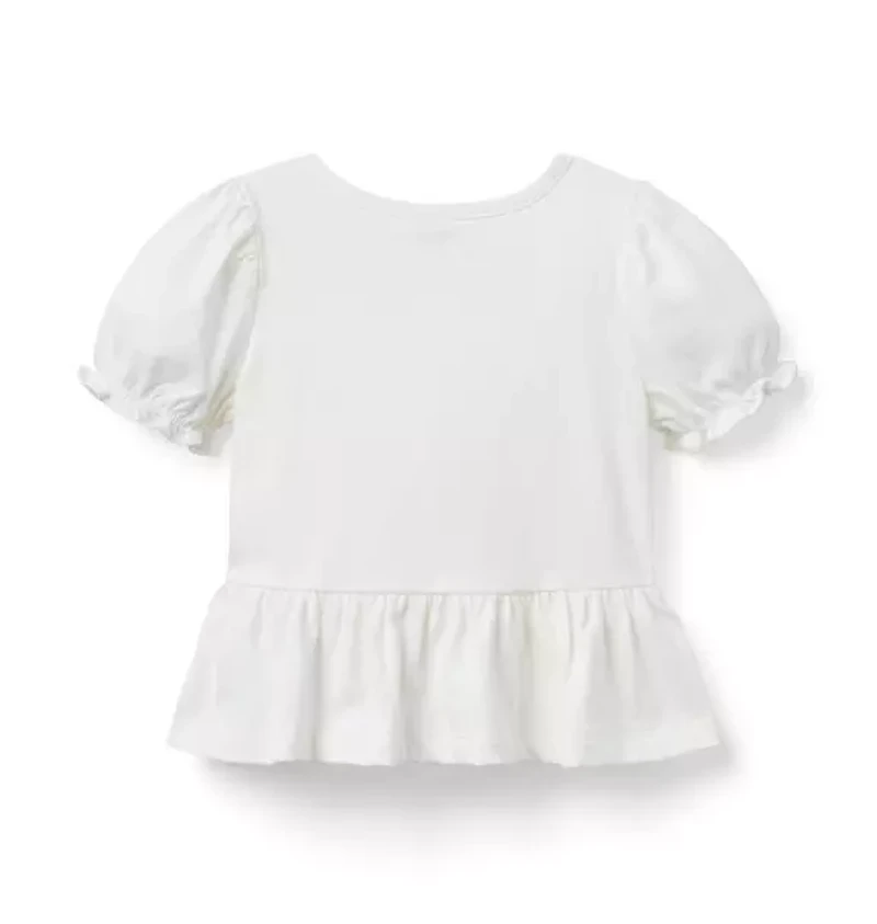 Bow Peplum Top
