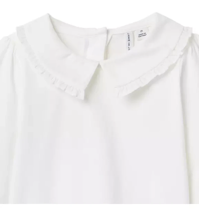 Ruffle Collar Top