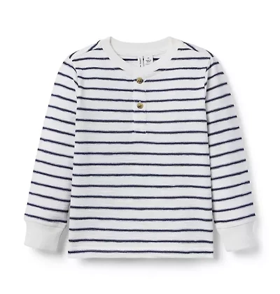 Striped Henley Tee