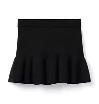 Ruffle Hem Sweater Skirt
