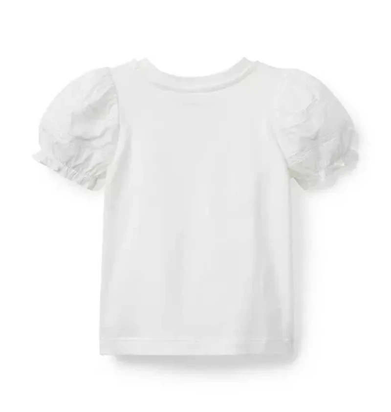 Lace Puff Sleeve Top