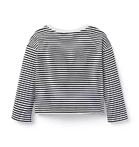 Striped Bow Top