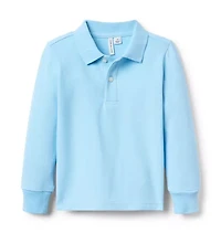 The Long Sleeve Pique Polo