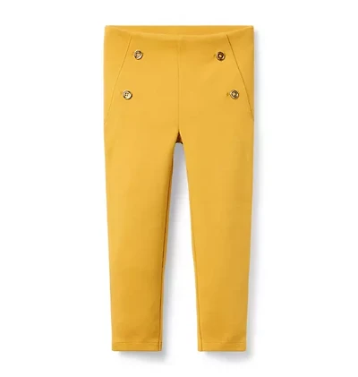 Button Ponte Pant