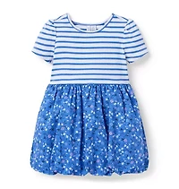 Ditsy Floral Bubble Hem Dress