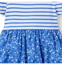 Ditsy Floral Bubble Hem Dress