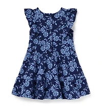 Floral Jacquard Dress