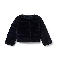 Channel Faux Fur Jacket