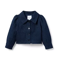 The Tweed Puff Sleeve Jacket