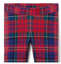 Tartan Button Cuff Pant