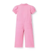 Corduroy Puff Sleeve Jumpsuit