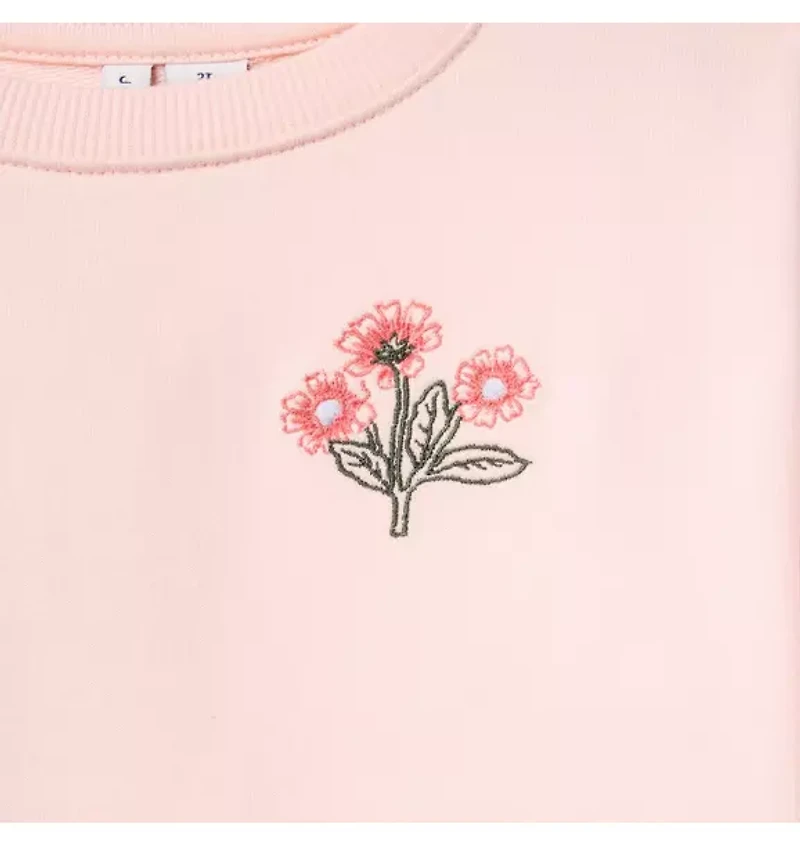 Ditsy Floral Sweatshirt Dress