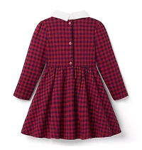 Gingham Jacquard Dress