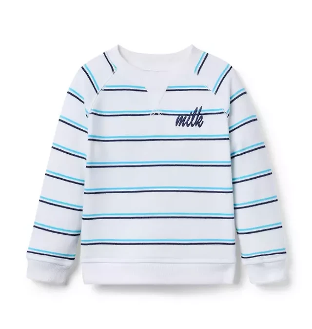 Milk Bar x Janie and Jack Striped Sweatshirt
