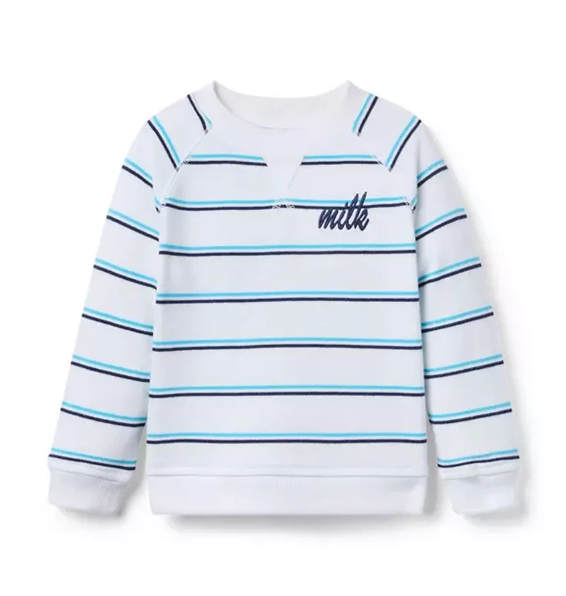 Milk Bar x Janie and Jack Striped Sweatshirt