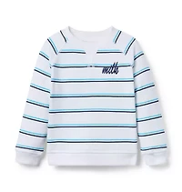 Milk Bar x Janie and Jack Striped Sweatshirt