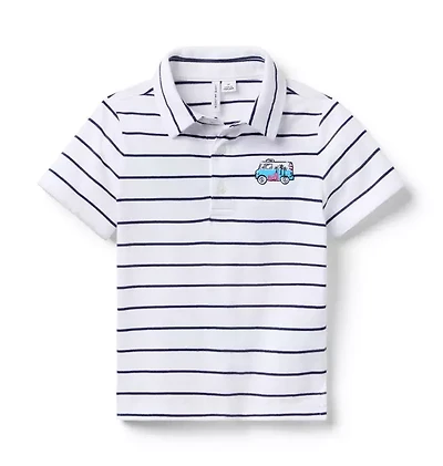 Milk Bar x Janie and Jack Striped Polo