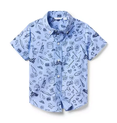 Milk Bar x Janie and Jack Slice Of Style Shirt