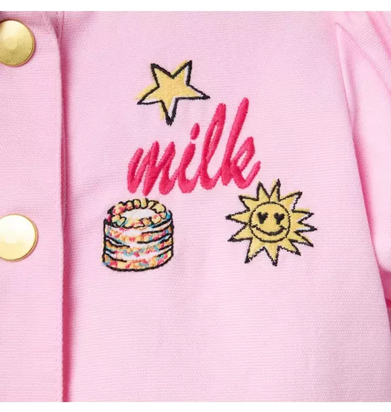 Milk Bar x Janie and Jack Puff Sleeve Romper