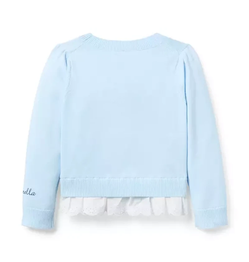 Disney Cinderella Ruffle Sweater
