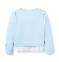 Disney Cinderella Ruffle Sweater