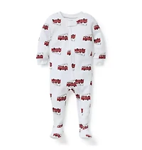 Baby Good Night Footed Pajama Fire Truck