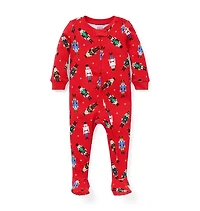 Baby Good Night Footed Pajama Holiday Nutcracker