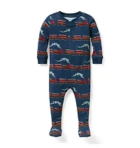 Baby Good Night Footed Pajama Train
