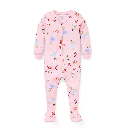 Baby Good Night Footed Pajama Nutcracker Dreams