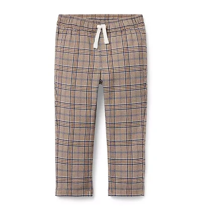 Plaid Pull-On Pant