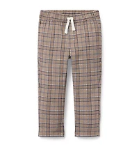 Plaid Pull-On Pant