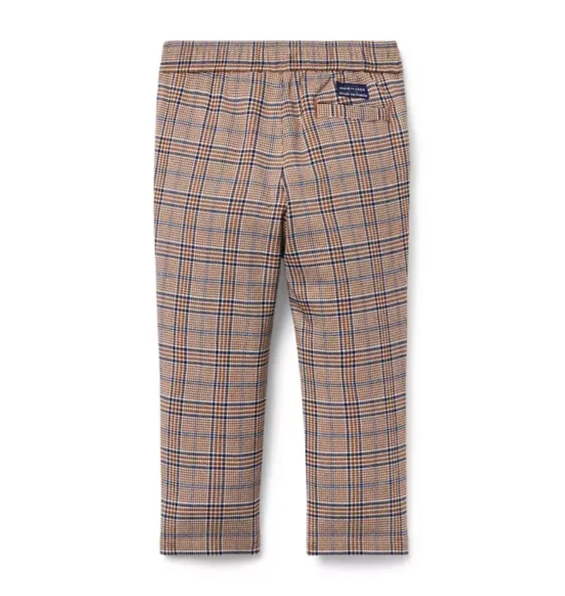 Plaid Pull-On Pant