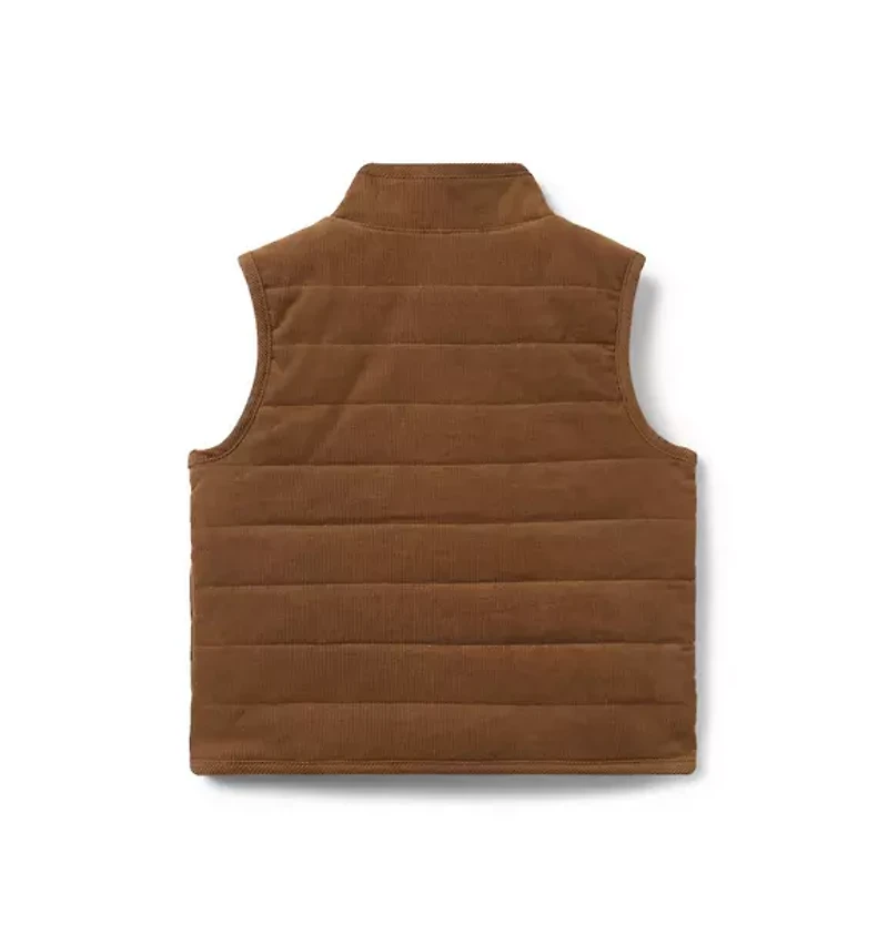 The Quilted Corduroy Vest