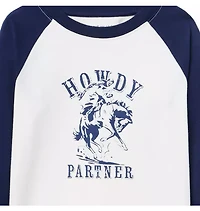 Howdy Baseball Raglan Sleeve Tee
