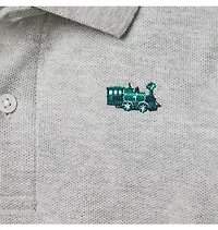 Embroidered Train Pique Polo