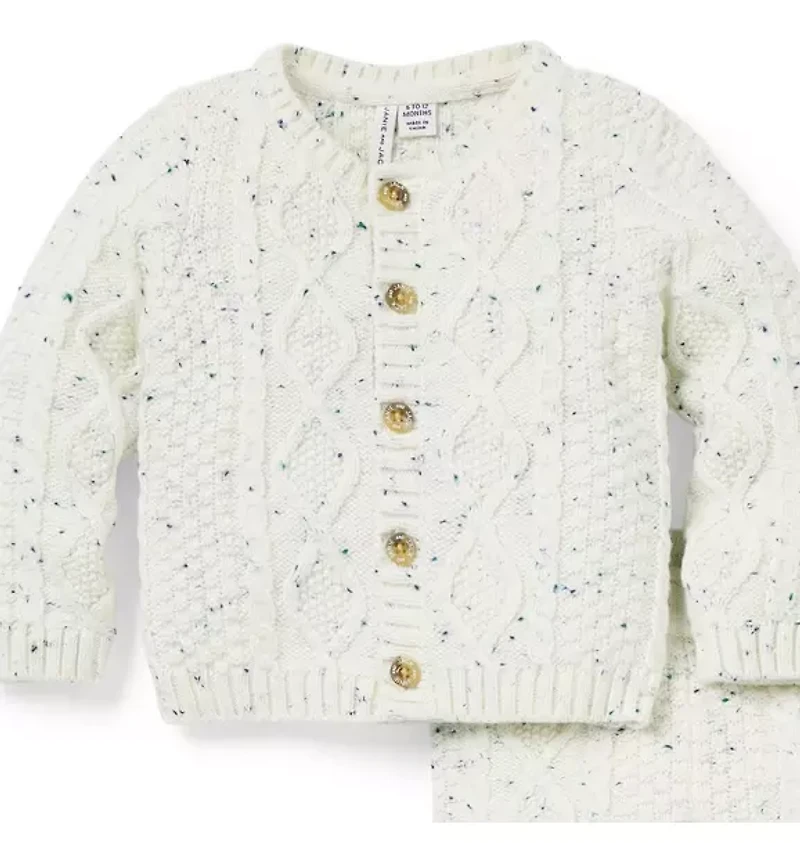 Baby Cable Knit Matching Set