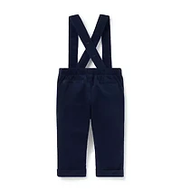 Baby Corduroy Suspender Pant